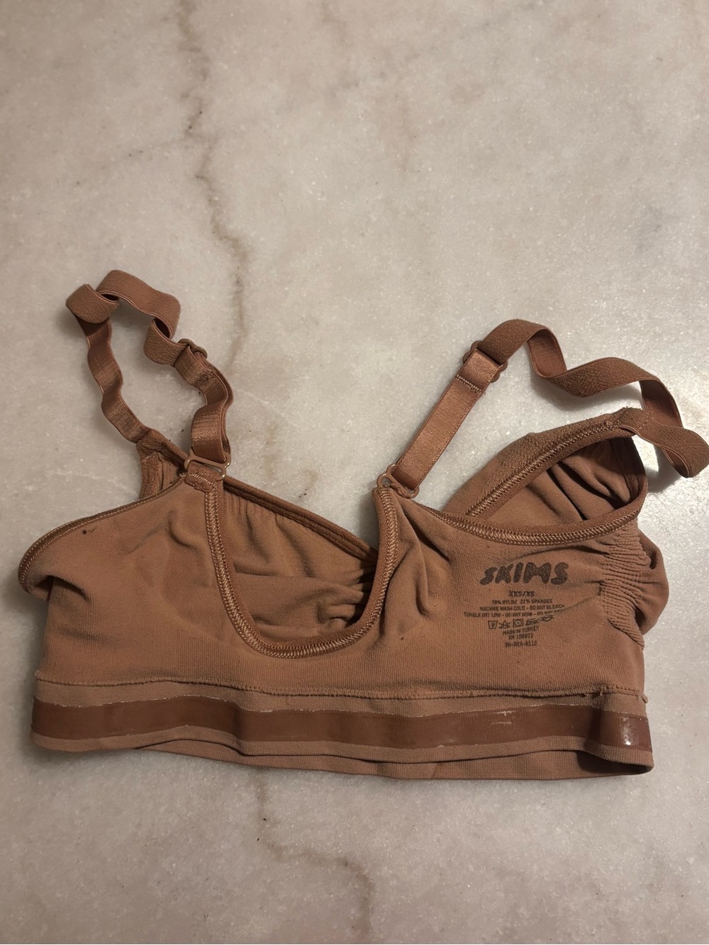 SKIMS Seamless Sculpting Bralette in Sienna